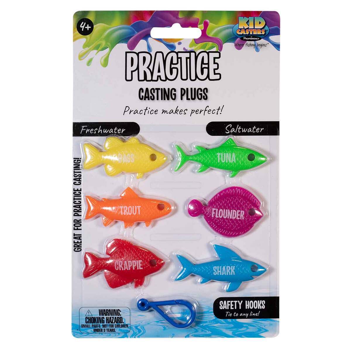 Caster Plug Kid Casters Practice Casting Plugs - 6pk | Sportsman's Warehouse