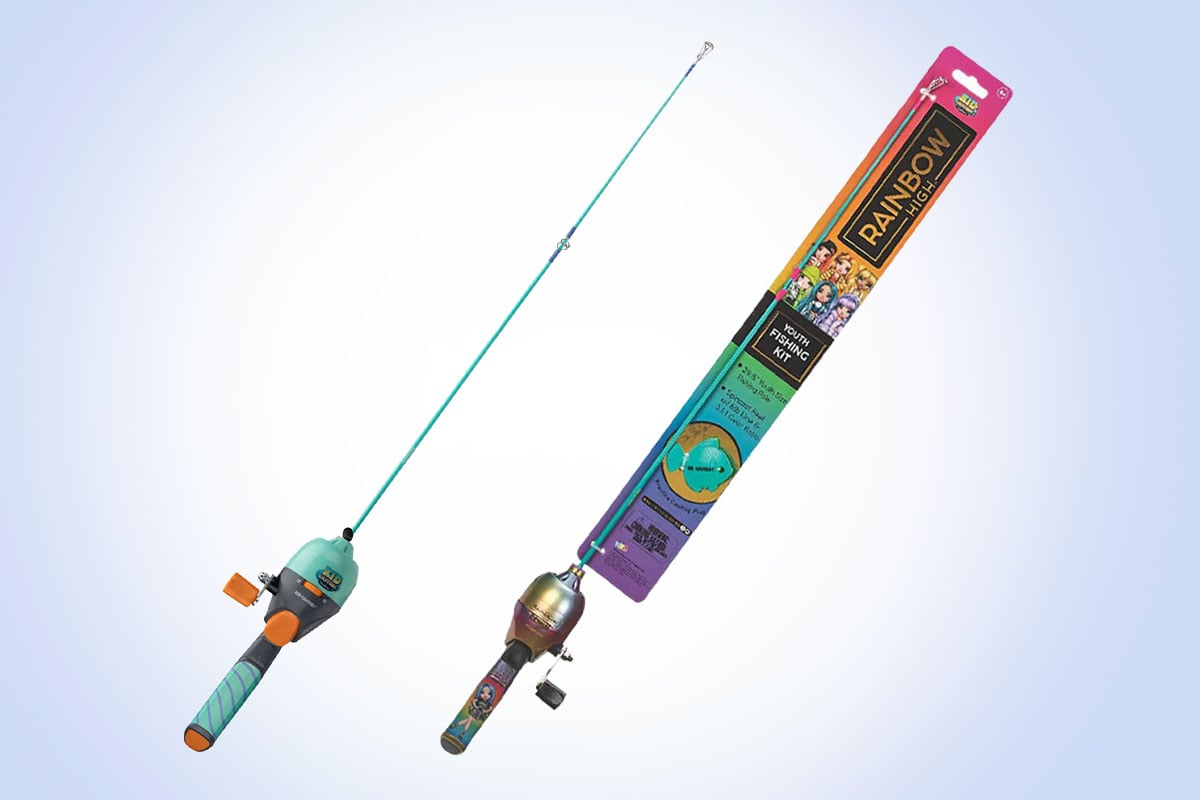 Kid Casters Youth Spincast Rod and Reel Combo Kit
