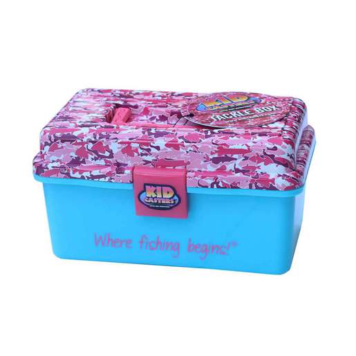 Kid Casters Youth Tackle Box – Pink Camo