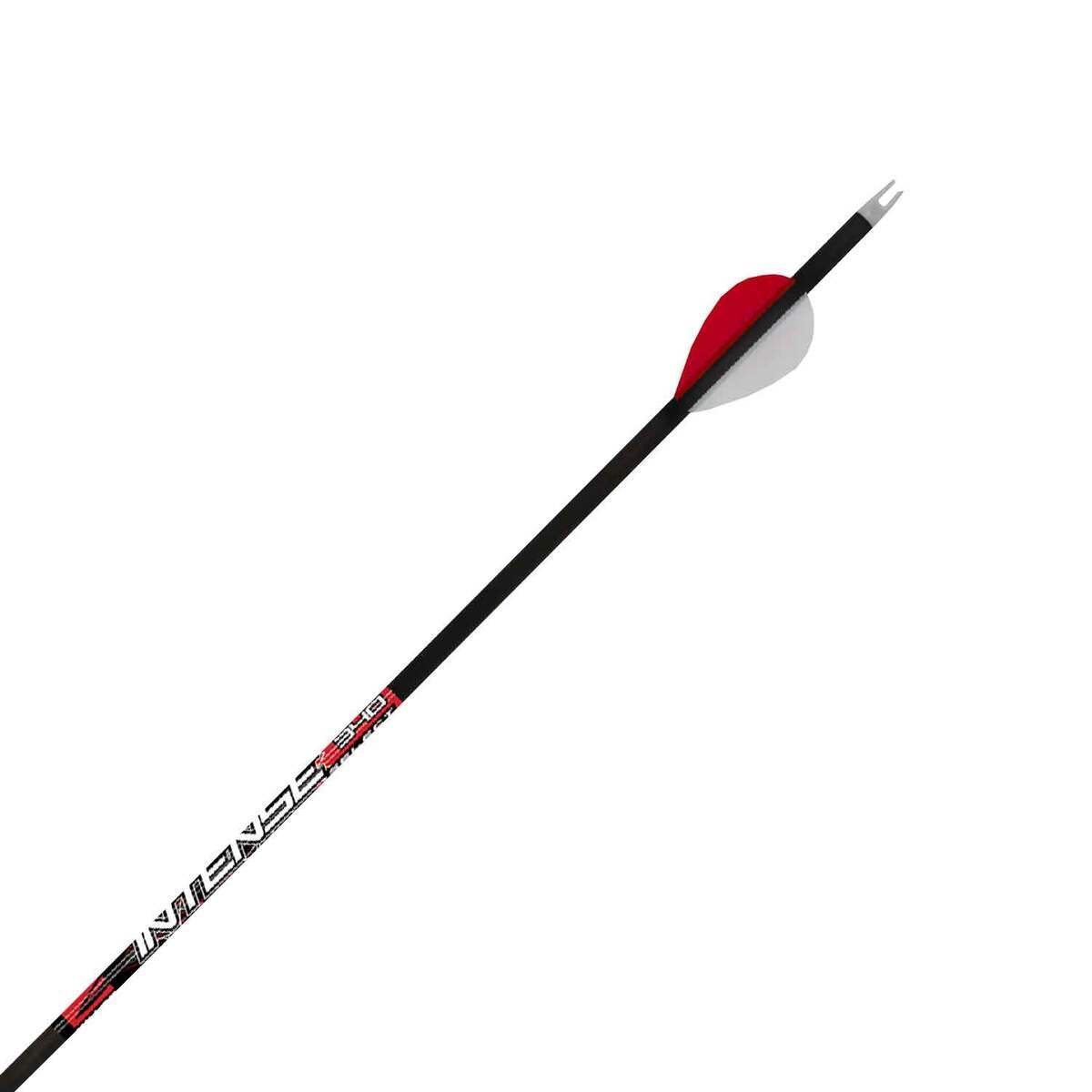 Killer Instinct Intense Select 400 spine Carbon Arrows - 6 Pack - Black/Red Killer Instinct Intense Select 400 spine Carbon Arrows - 6 Pack - Black/Red