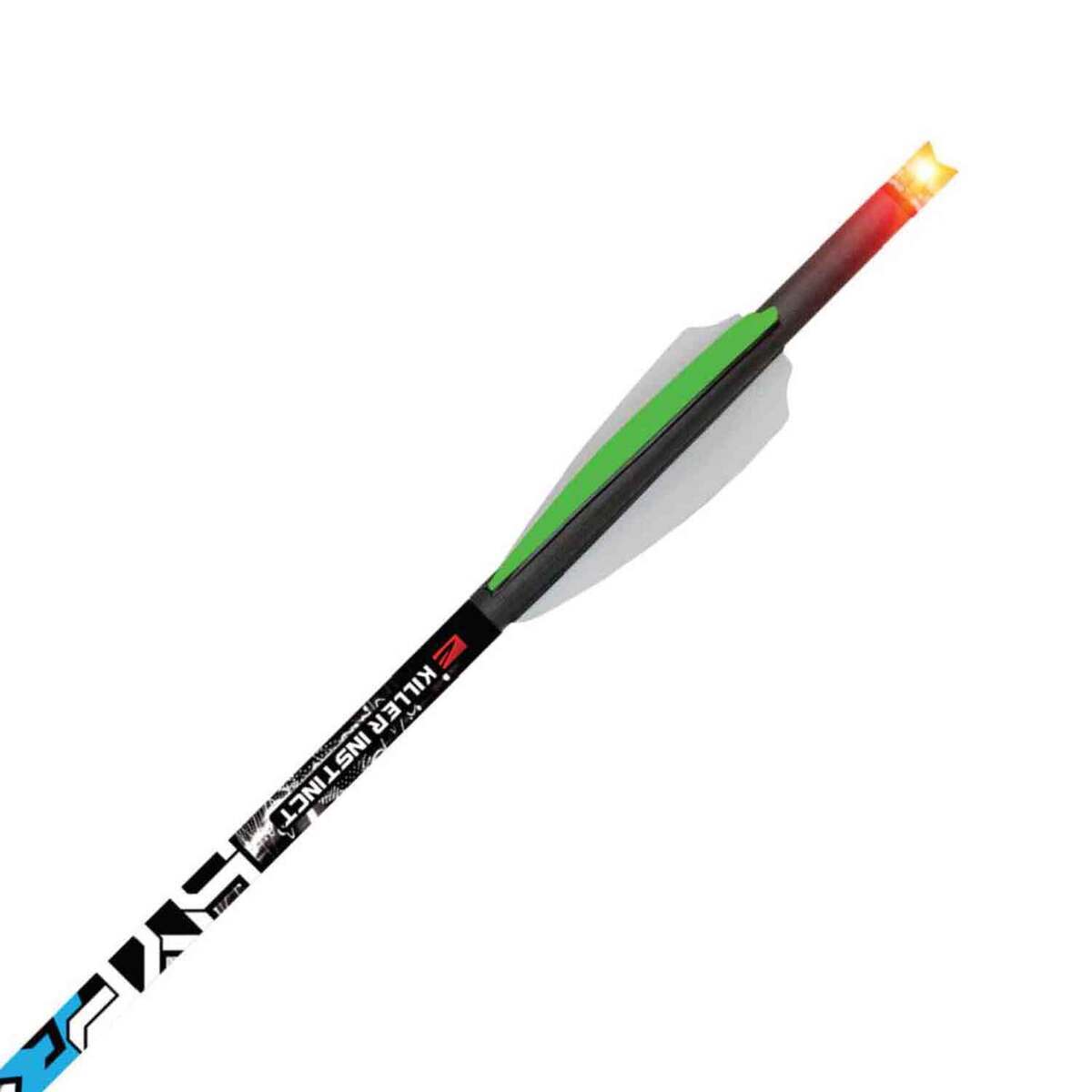 Killer Instinct Lighted Hypr Lite Crossbow Bolt - Black/Red - 3 Pack - Black/White/Blue Killer Instinct Lighted Hypr Lite Crossbow Bolt - Black/Red - 3 Pack - Black/White/Blue