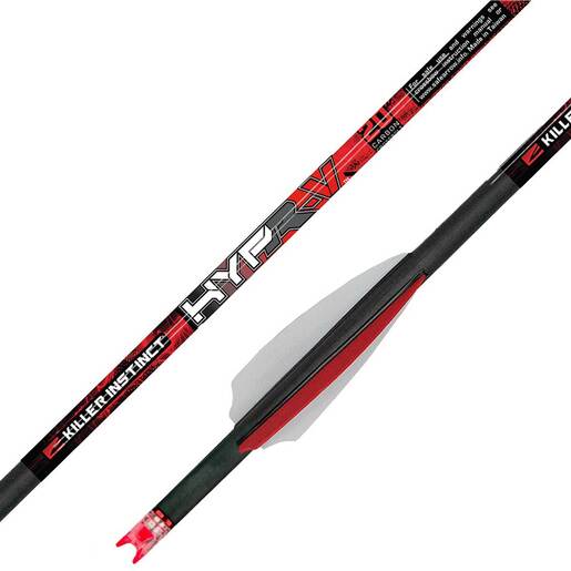 Killer Instinct Lighted HYPR-V 20in Crossbow Bolts – 3 Pack – Red
