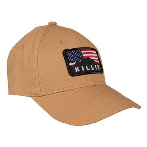 Killik Men's Flag Mountain Patch Hat - Camel - One Size Fits Most