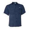 Killik Men's Short Sleeve Fishing Shirt - Blue Marine - M - Blue Marine M