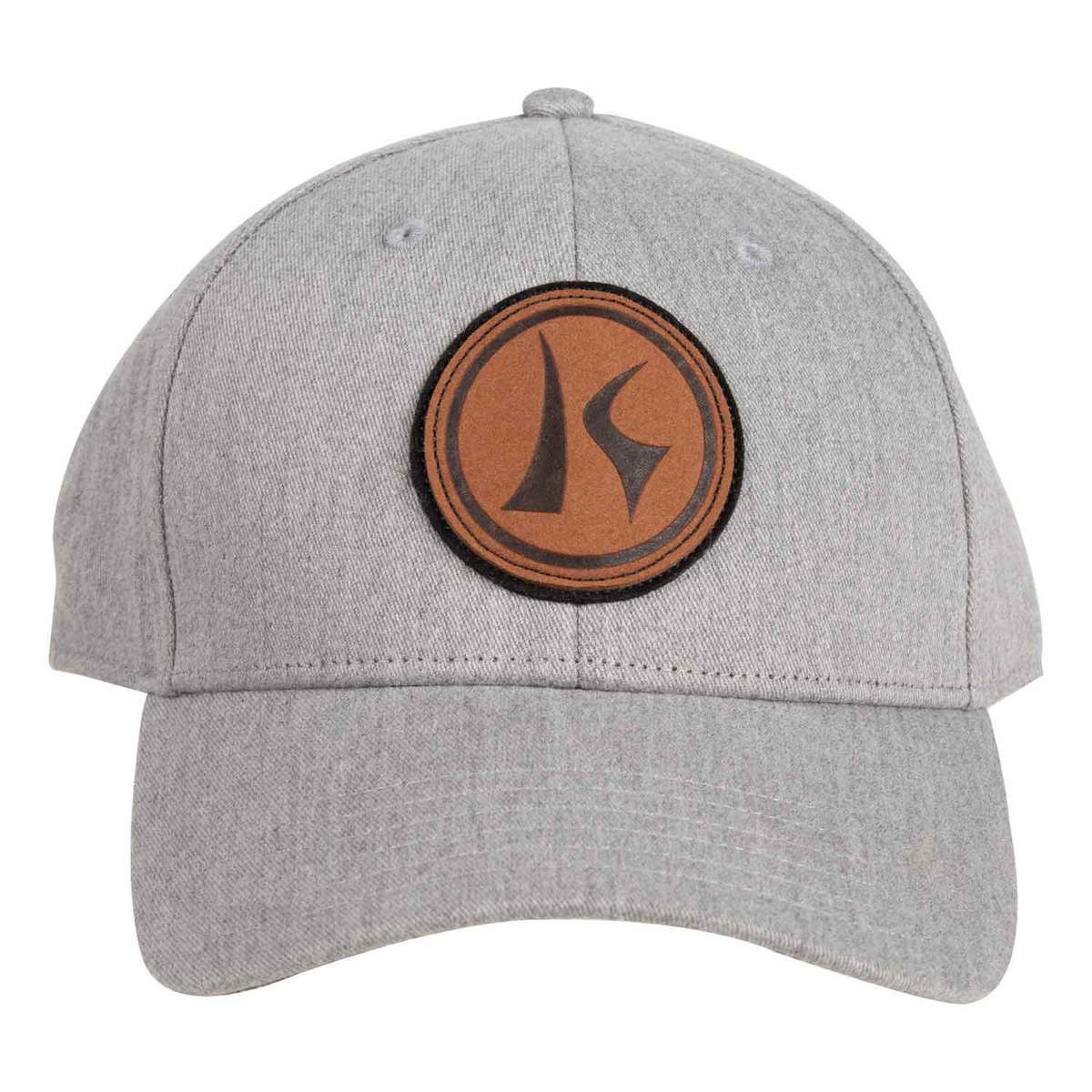 Killik Men's Solid Leather Circle K Patch Hat - Gray - Gray One Size Fits Most Killik Men's Solid Leather Circle K Patch Hat - Gray - Gray One Size Fits Most