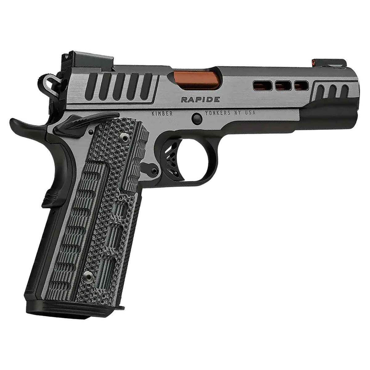 Kimber 1911 Rapide Dusk 10mm Auto 5in Stainless Pistol - 8+1 Rounds - Black Kimber 1911 Rapide Dusk 10mm Auto 5in Stainless Pistol - 8+1 Rounds - Black