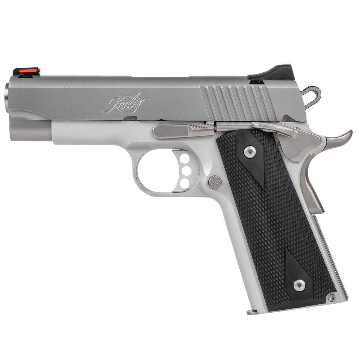 Kimber 1911 Stainless Pro Carry II 45 Auto (ACP) 4in Stainless Pistol - 7+1 Rounds Kimber 1911 Stainless Pro Carry II 45 Auto (ACP) 4in Stainless Pistol - 7+1 Rounds