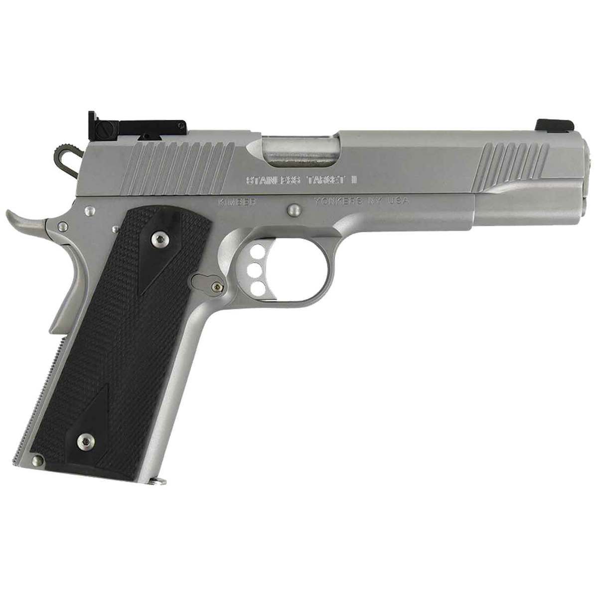 Kimber 1911 Target II 10mm Auto 5in Stainless Pistol - 9+1 Rounds - California Compliant - Gray Kimber 1911 Target II 10mm Auto 5in Stainless Pistol - 9+1 Rounds - California Compliant - Gray
