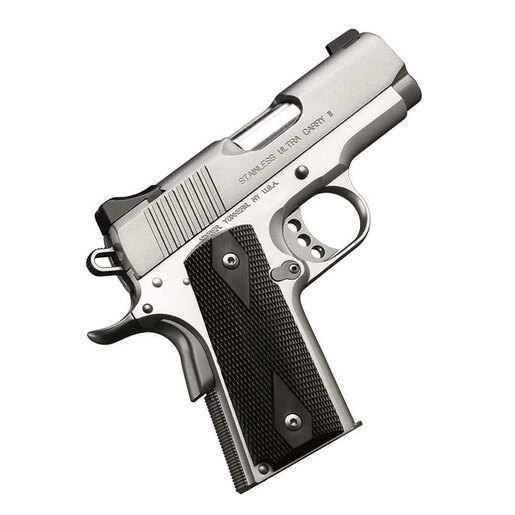 Kimber 1911 Ultra Carry II 45 Auto (ACP) 3in Satin Stainless Pistol - 7+1 Rounds - Gray image
