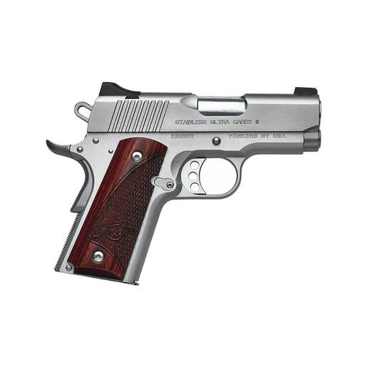 Kimber 1911 Ultra Carry II 45 Auto (ACP) 3in Stainless Steel Pistol - 7+1 Rounds - Gray image