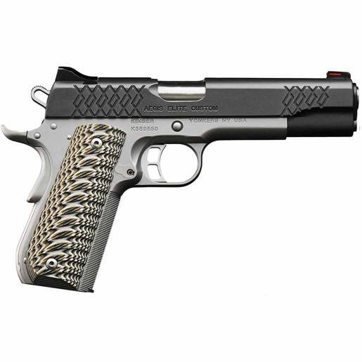 Kimber Aegis Elite Custom 9mm Luger 5in Stainless/Black Pistol - 9+1 Rounds - Black image