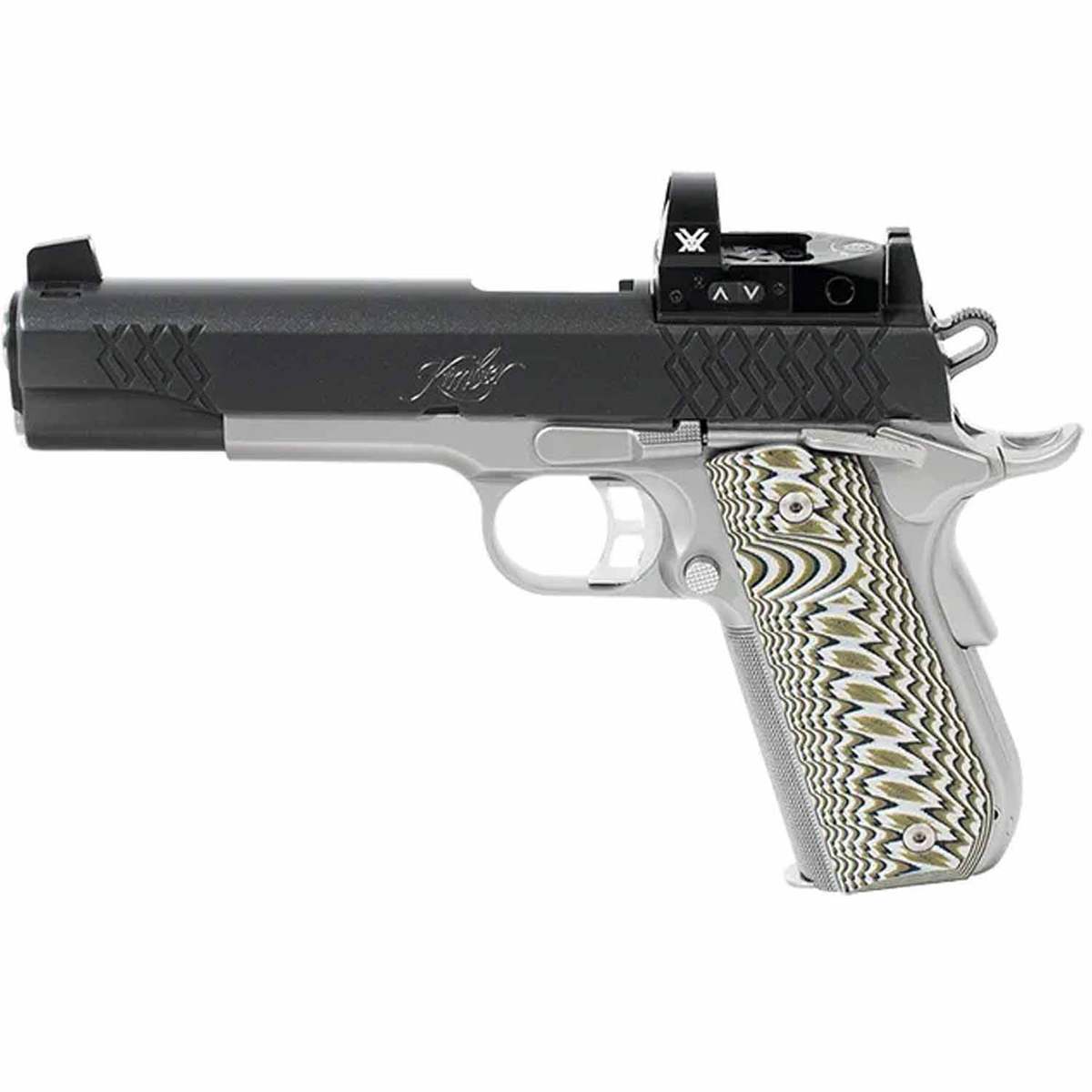 Kimber Aegis Elite Custom With Venom Optic 9mm Luger 5in Stainless/Black Pistol - 8+1 Rounds - Stainless/Matte Black Kimber Aegis Elite Custom With Venom Optic 9mm Luger 5in Stainless/Black Pistol - 8+1 Rounds - Stainless/Matte Black