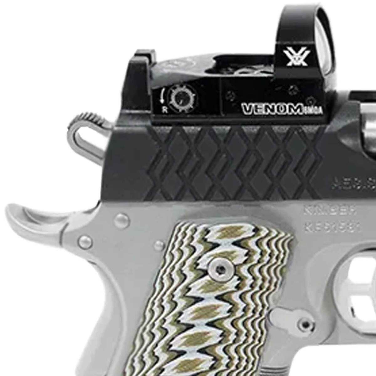 Kimber Aegis Elite Cutsom (OI) With Venom Optic 45 Auto (ACP) 5in Stainless/Black/Brown Pistol - 8+1 Rounds - Stainless/Black/Brown Kimber Aegis Elite Cutsom (OI) With Venom Optic 45 Auto (ACP) 5in Stainless/Black/Brown Pistol - 8+1 Rounds - Stainless/Black/Brown