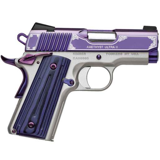 Kimber Amethyst Ultra II 9mm Luger 3in Stainless/Purple Pistol - 8+1 Rounds - Purple image