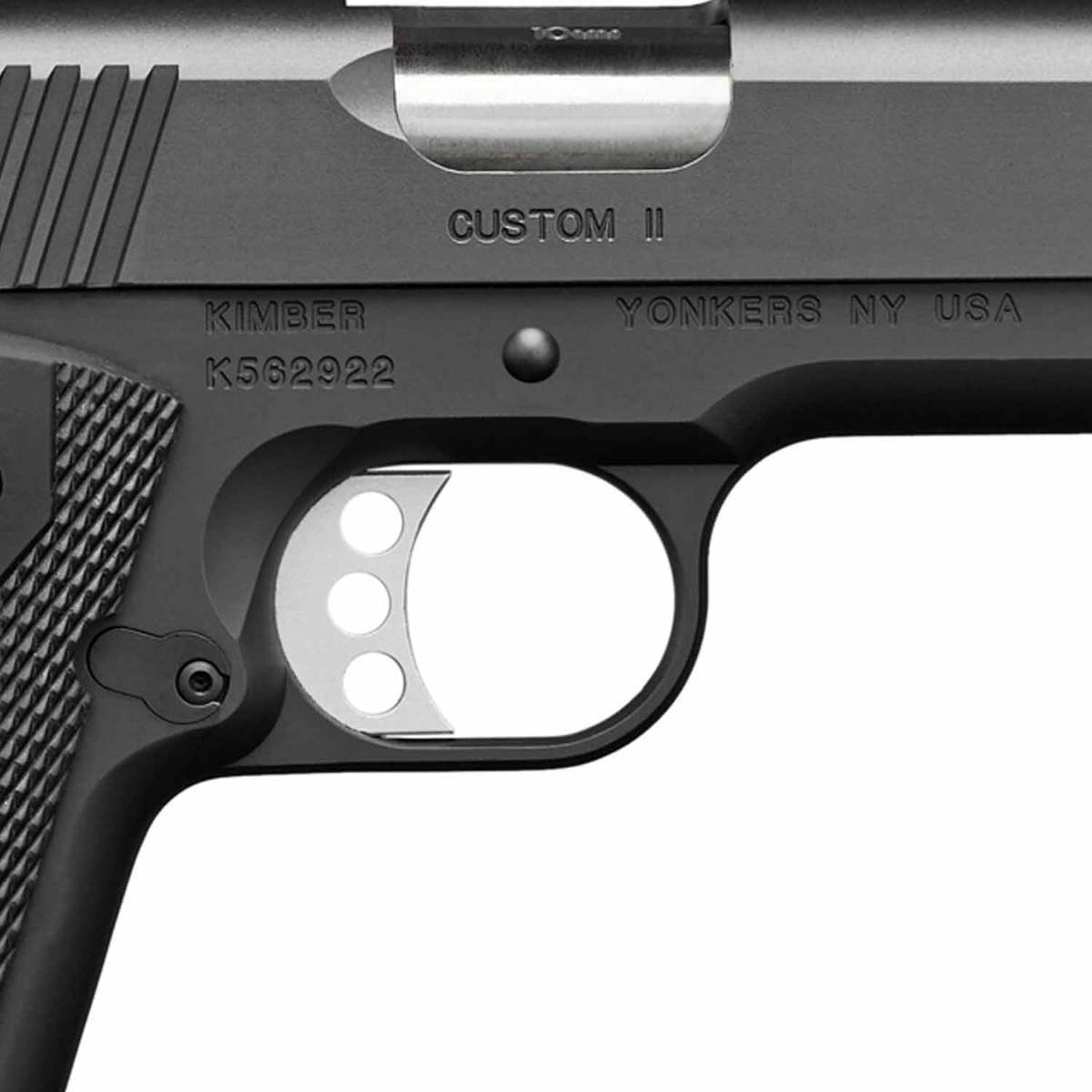 Kimber Custom II 10mm Auto 5in Black Pistol - 8+1 Rounds - Black Kimber Custom II 10mm Auto 5in Black Pistol - 8+1 Rounds - Black