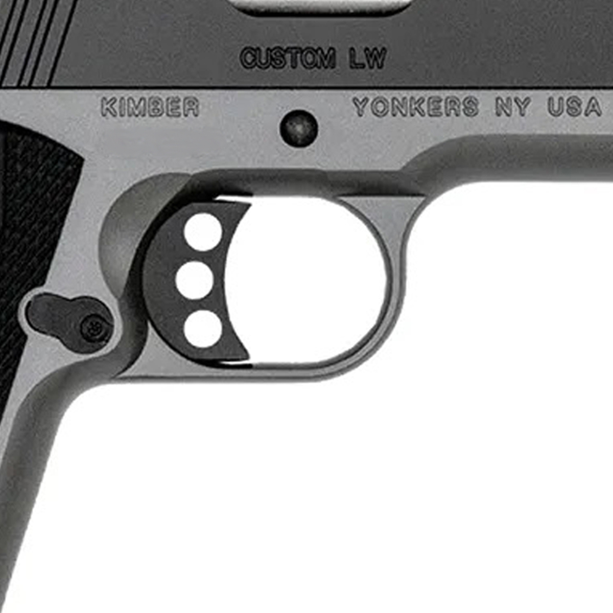 Kimber Custom LW Shadow Ghost 45 Auto (ACP) Black/Silver Pistol - 8+1 Rounds - Black Slide/Aluminum Body Kimber Custom LW Shadow Ghost 45 Auto (ACP) Black/Silver Pistol - 8+1 Rounds - Black Slide/Aluminum Body
