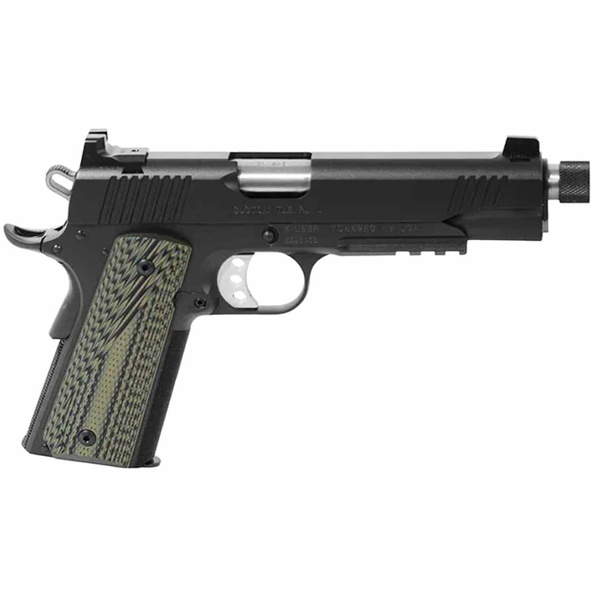 Kimber Custom TLE/RL II 45 Auto (ACP) 5.5in Black/Green Pistol - 8+1 Rounds - Black/Green Kimber Custom TLE/RL II 45 Auto (ACP) 5.5in Black/Green Pistol - 8+1 Rounds - Black/Green