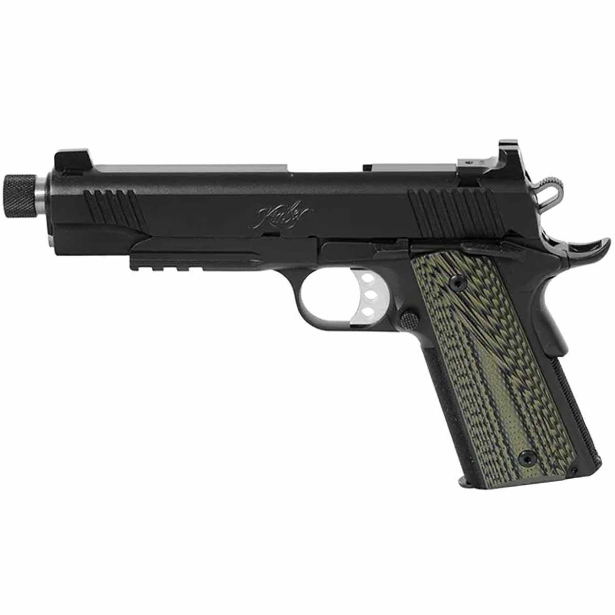 Kimber Custom TLE/RL II 45 Auto (ACP) 5.5in Black/Green Pistol - 8+1 Rounds - Black/Green Kimber Custom TLE/RL II 45 Auto (ACP) 5.5in Black/Green Pistol - 8+1 Rounds - Black/Green