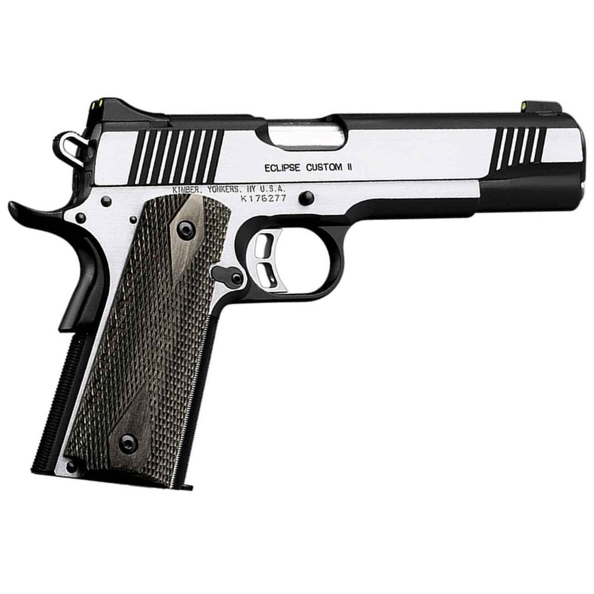 Kimber Eclipse Custom II 45 Auto (ACP) 5in Stainless Pistol - 8+1 Rounds Kimber Eclipse Custom II 45 Auto (ACP) 5in Stainless Pistol - 8+1 Rounds