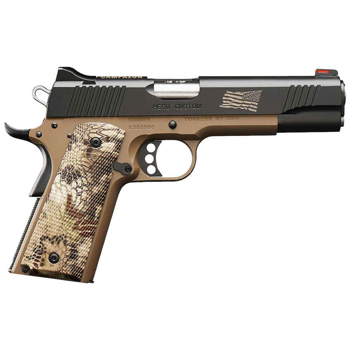 Kimber Hero 45 Auto (ACP) 5in Blued Pistol - 7+1 Rounds Kimber Hero 45 Auto (ACP) 5in Blued Pistol - 7+1 Rounds