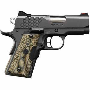 Kimber KHX Ultra Laser Enhanced Grip 9mm Luger 3in Black/Green Pistol - 8+1 Rounds Kimber KHX Ultra Laser Enhanced Grip 9mm Luger 3in Black/Green Pistol - 8+1 Rounds