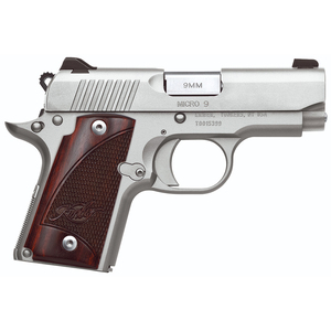 Kimber Micro 9 9mm Luger 3.15in Stainless Pistol - 7+1 Rounds