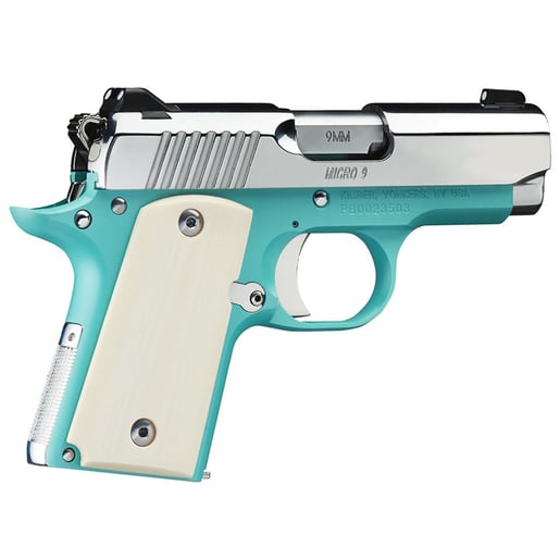 Kimber Micro 9 Bel Air 9mm Luger 3.15in Polished Stainless Pistol - 6+1 Rounds - Subcompact image