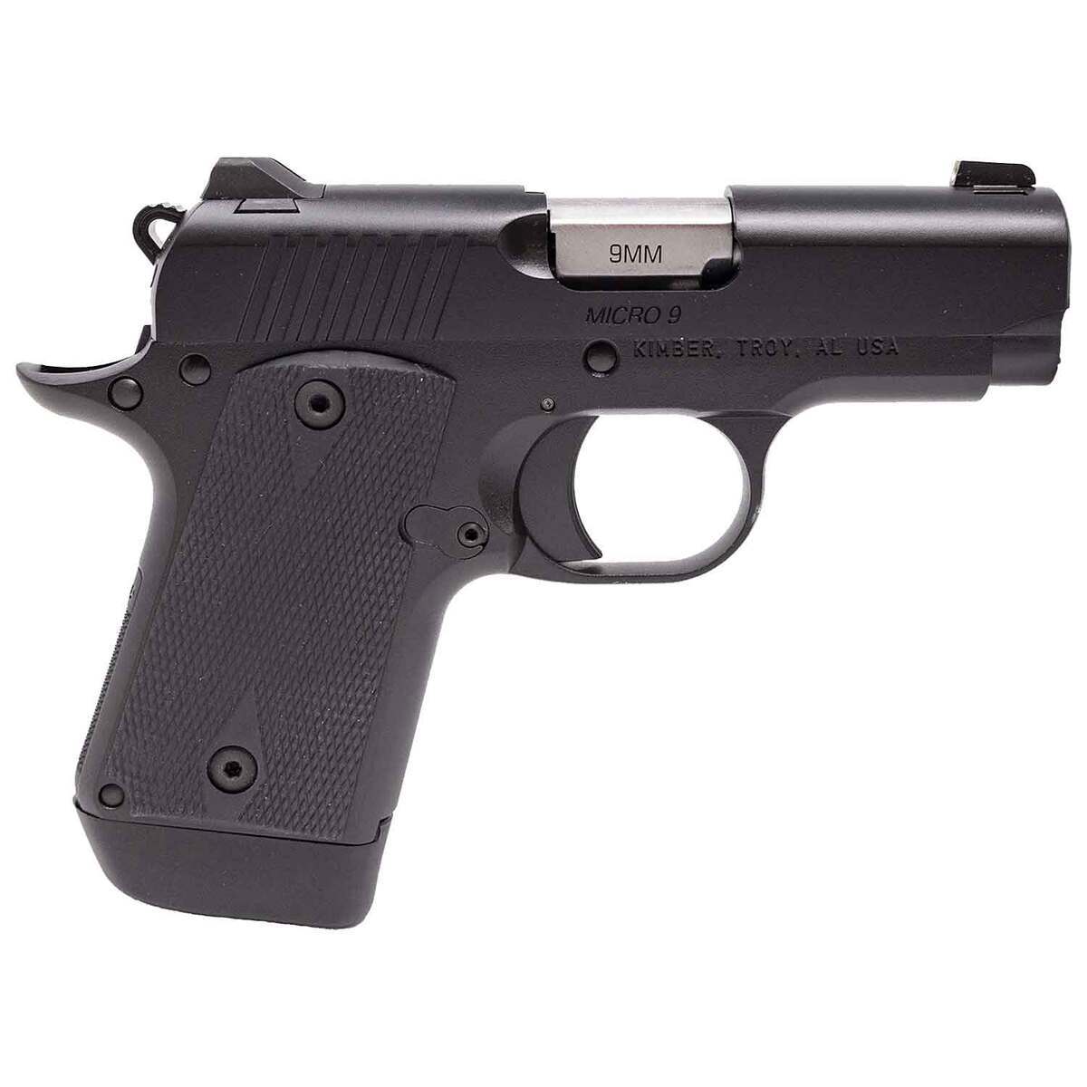 Micro 9 Kimber Micro 9 Liberty 9mm Luger 3.15in Black Pistol - 7+1 Rounds ...