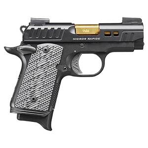 Kimber Micro 9 Rapide 9mm Luger 3.15in Black KimPro II Pistol - 7+1 Rounds