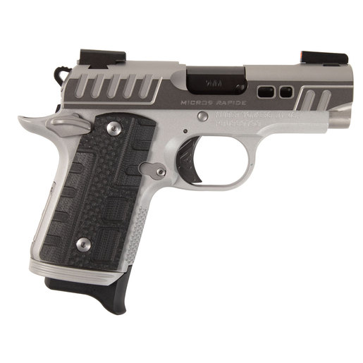 Kimber Micro 9 Rapide Black Ice 9mm Luger 3.15in Silver Pistol - 7+1 Rounds - Gray image