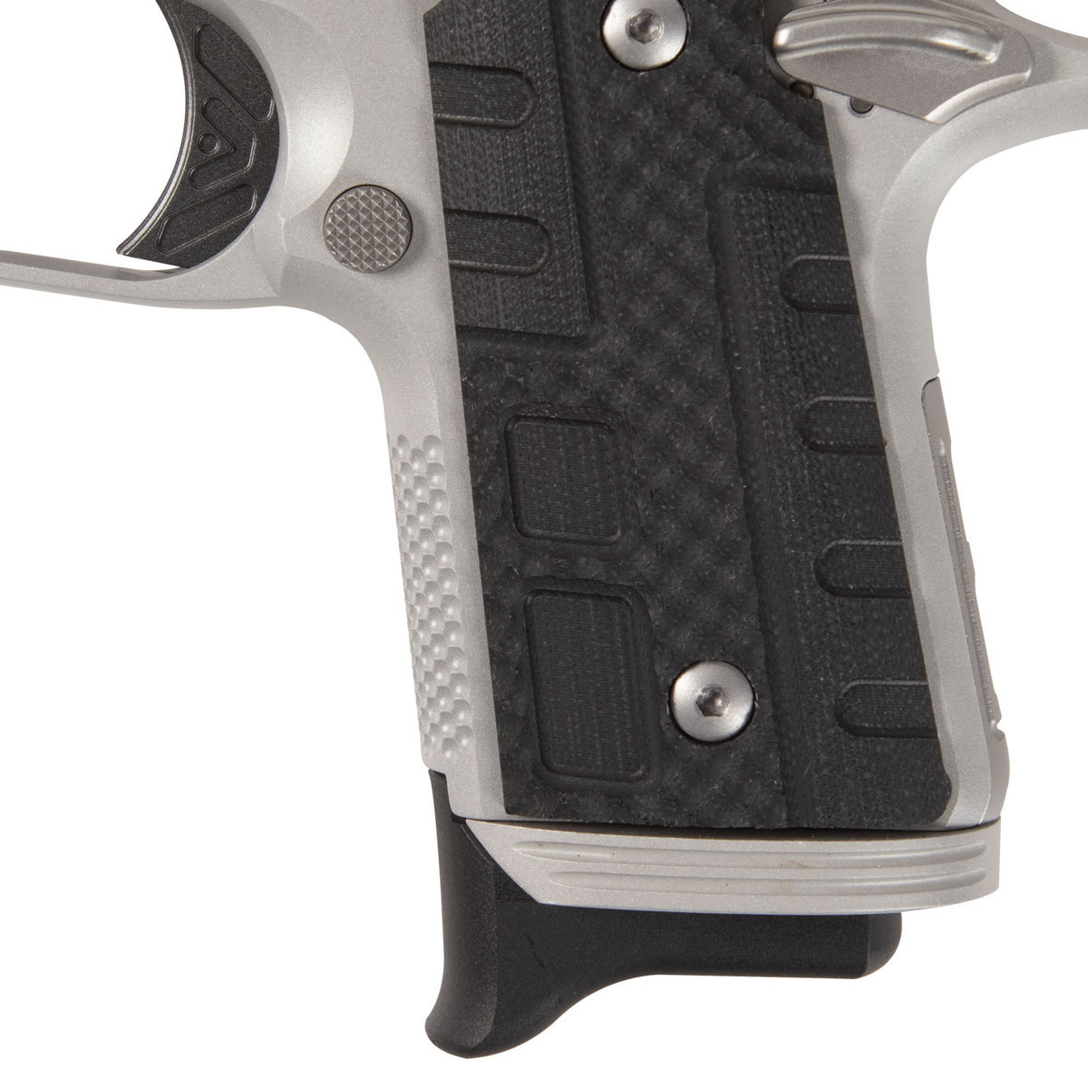 Kimber Micro 9 Rapide Black Ice 9mm Luger 3.15in Silver Pistol - 7+1 Rounds - Gray Kimber Micro 9 Rapide Black Ice 9mm Luger 3.15in Silver Pistol - 7+1 Rounds - Gray