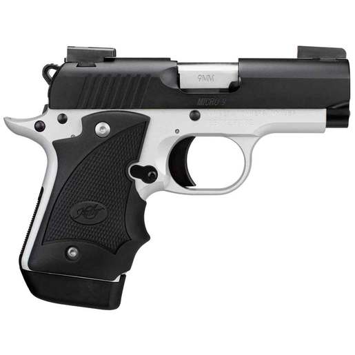 Kimber Micro 9mm Luger 3.15in Black/ Polished Stainless Steel Pistol - 7+1 Rounds - Black Micro image