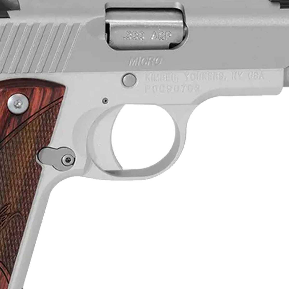 Kimber Micro With Night Sights 380 Auto (ACP) 2.75in Stainless/Rosewood Pistol - 7+1 Rounds - Stainless/Rosewood/Black Kimber Micro With Night Sights 380 Auto (ACP) 2.75in Stainless/Rosewood Pistol - 7+1 Rounds - Stainless/Rosewood/Black