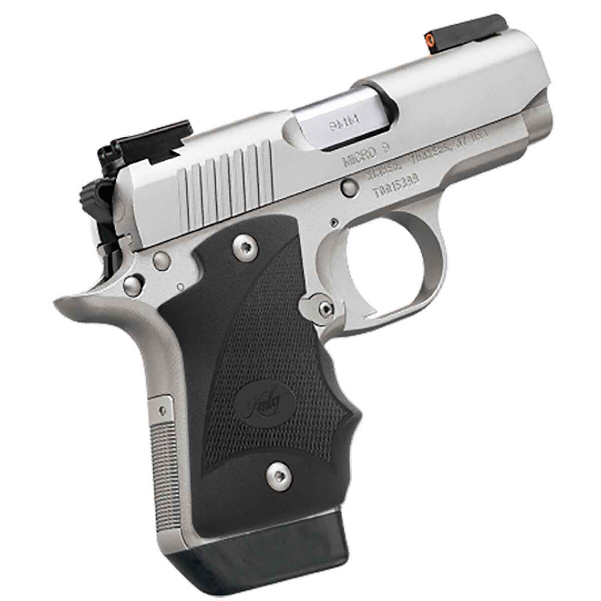Kimber Micro9 9mm Luger 3.15in Stainless Steel Pistol - 7+1 Rounds - Black Kimber Micro9 9mm Luger 3.15in Stainless Steel Pistol - 7+1 Rounds - Black