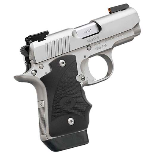 Kimber Micro9 9mm Luger 3.15in Stainless Steel Pistol - 7+1 Rounds - Black image