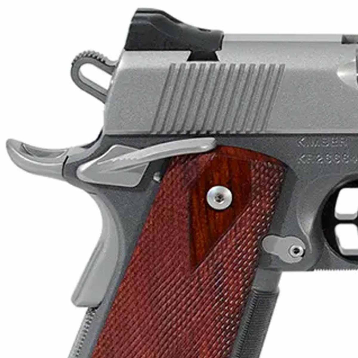Kimber PRO CDP 45 Auto (ACP) 4in Stainless/Rosewood Pistol - 7+1 Rounds - Stainless/Black/Wood Kimber PRO CDP 45 Auto (ACP) 4in Stainless/Rosewood Pistol - 7+1 Rounds - Stainless/Black/Wood