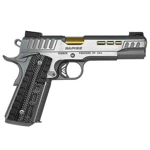 Kimber Rapide (Dawn) 9mm Luger 5in Brush Polished Silver Pistol - 9+1 Rounds - Gray image