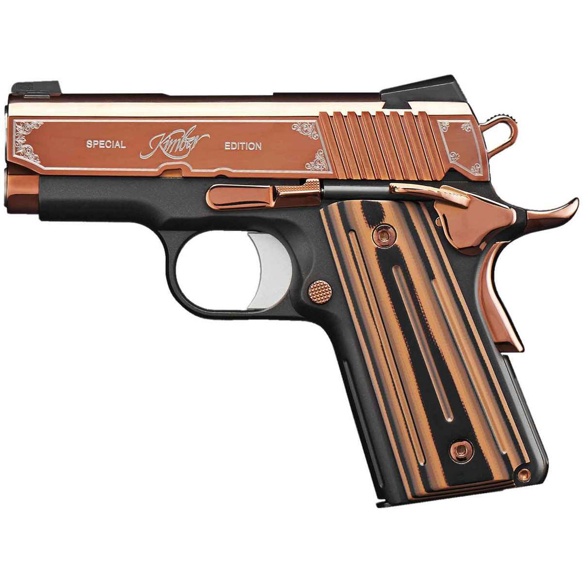 Kimber Rose Gold Ultra II 9mm Luger 3in Rose Gold/Black Pistol - 8+1 Rounds - Rose Gold/Black Kimber Rose Gold Ultra II 9mm Luger 3in Rose Gold/Black Pistol - 8+1 Rounds - Rose Gold/Black