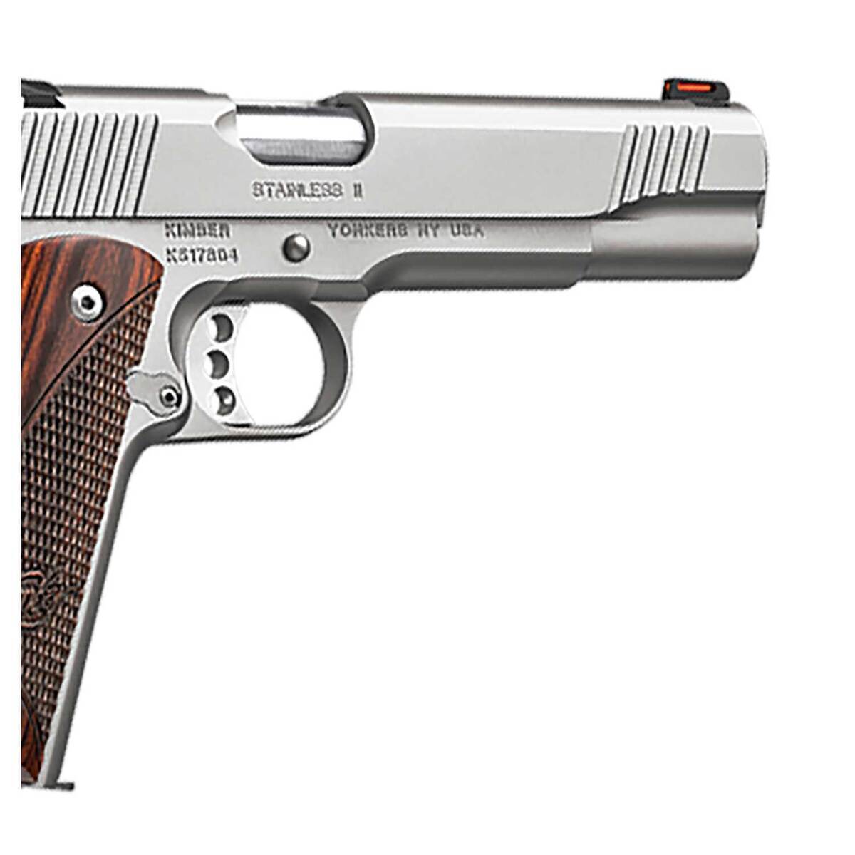 Kimber Stainless II 9mm 5in Satin Silver Pistol - 9+1 Rounds - Satin Silver Kimber Stainless II 9mm 5in Satin Silver Pistol - 9+1 Rounds - Satin Silver