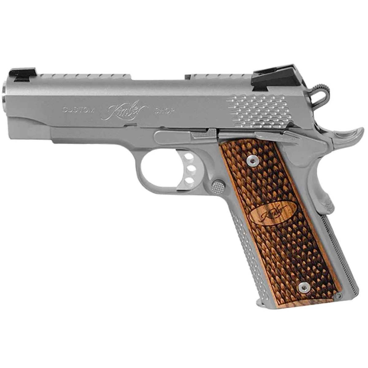 Kimber Stainless Pro Raptor II 9mm Luger 4in Stainless/Wood Pistol - 9+1 Rounds - Stainless/Wood Kimber Stainless Pro Raptor II 9mm Luger 4in Stainless/Wood Pistol - 9+1 Rounds - Stainless/Wood