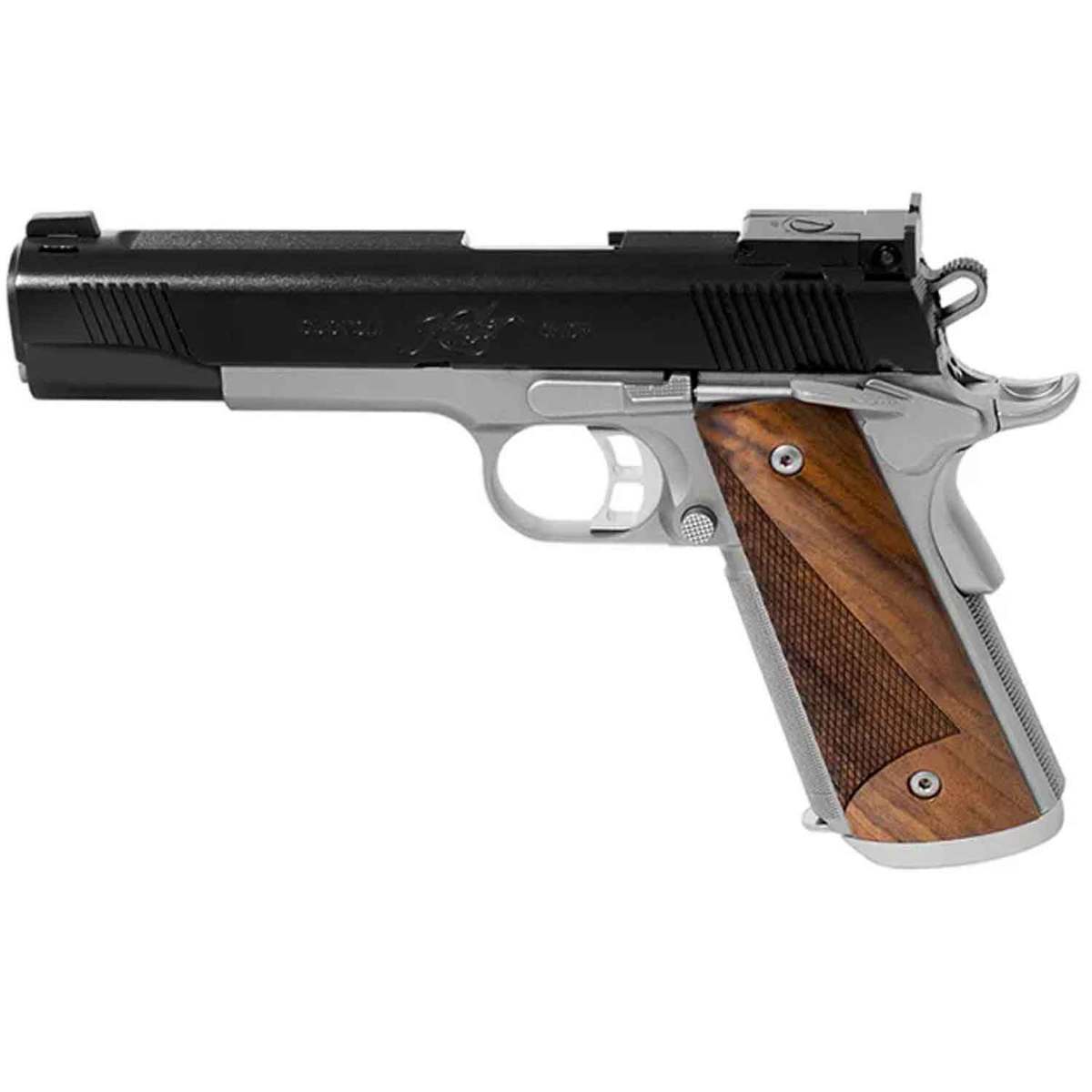 Kimber Super Match II 45 Auto (ACP) 5in Stainless/Black/Walnut Pistol - 8+1 Rounds - Stainless/Black/Wood Kimber Super Match II 45 Auto (ACP) 5in Stainless/Black/Walnut Pistol - 8+1 Rounds - Stainless/Black/Wood