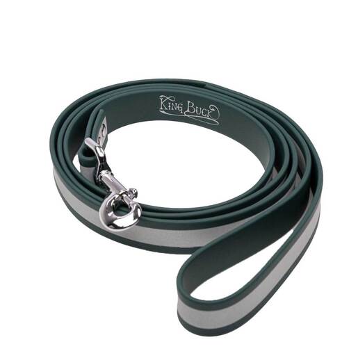 King Buck Waterproof Reflective Leash - 6ft - Teal 6ft