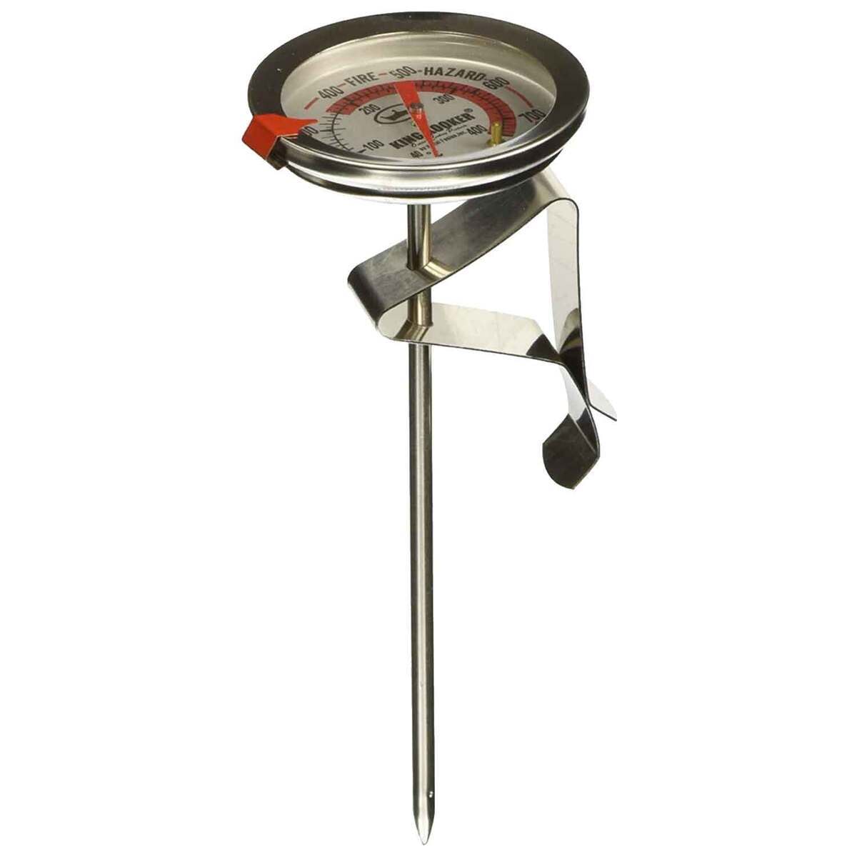 King Kooker 12 inch Deep Fry Thermometer - Silver King Kooker 12 inch Deep Fry Thermometer - Silver