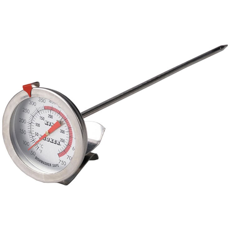 King Kooker 12 inch Deep Fry Thermometer - Silver King Kooker 12 inch Deep Fry Thermometer - Silver