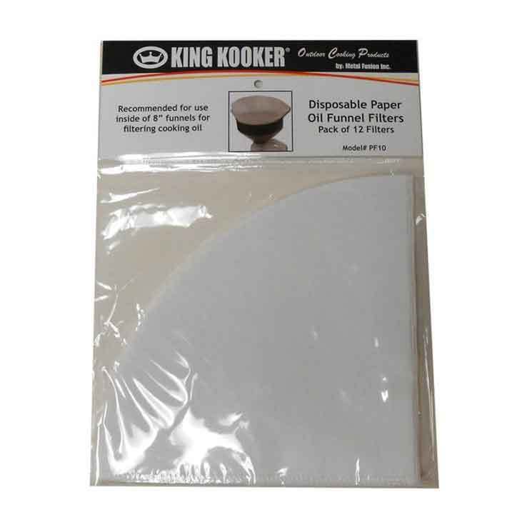 King Kooker Disposable Paper Oil Funnel Filters King Kooker Disposable Paper Oil Funnel Filters