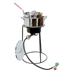King Kooker Heavy Duty 20in Outdoor Cooker with Stainless Steel Pot