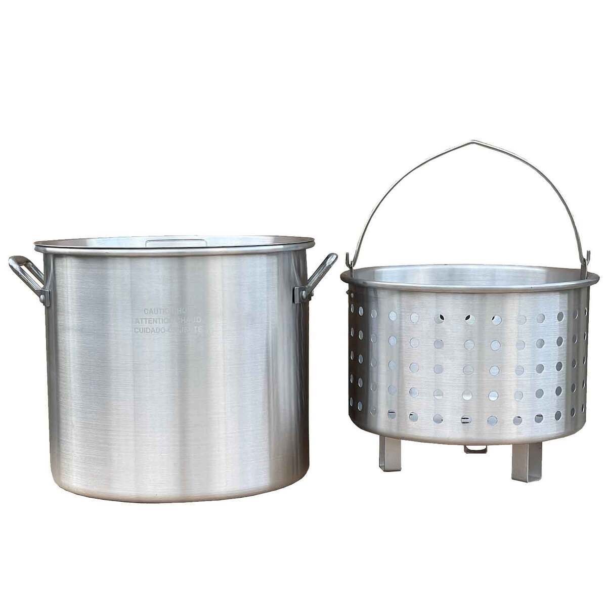 King Kooker Portable Propane 1 Burner Boiling and Steaming Cooker Package - Black King Kooker Portable Propane 1 Burner Boiling and Steaming Cooker Package - Black