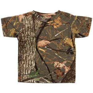 King's Camo Infant Toddler Short Sleeve Tee - Woodland Shadow - 4T