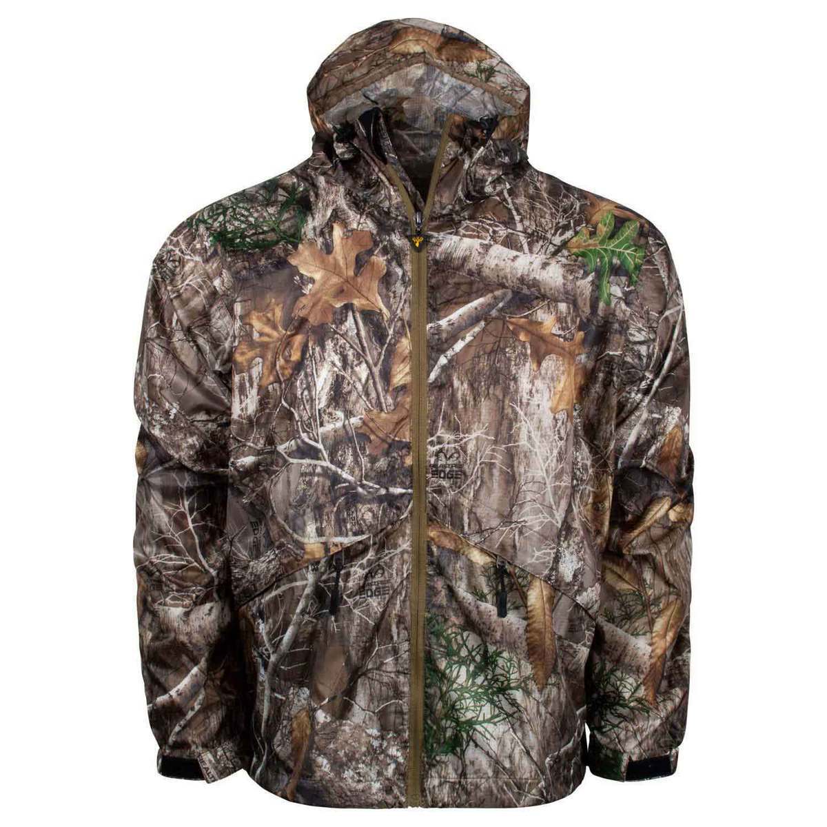 King's Camo Men's Realtree Edge Hunter Series Climatex Rain Jacket King's Camo Men's Realtree Edge Hunter Series Climatex Rain Jacket