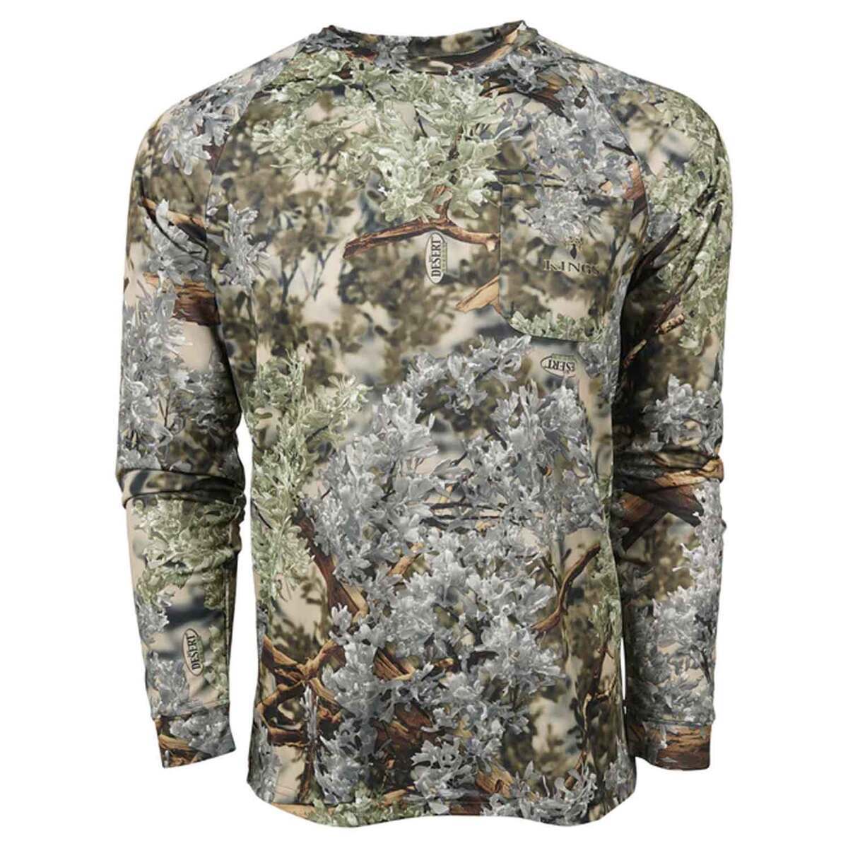 King's Camo Men's Desert Shadow Hunter Series Long Sleeve Hunting Shirt ...